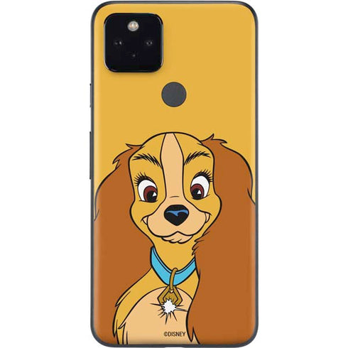 Disney Lady & The Tramp Lady Portrait Google Pixel 5a Skin